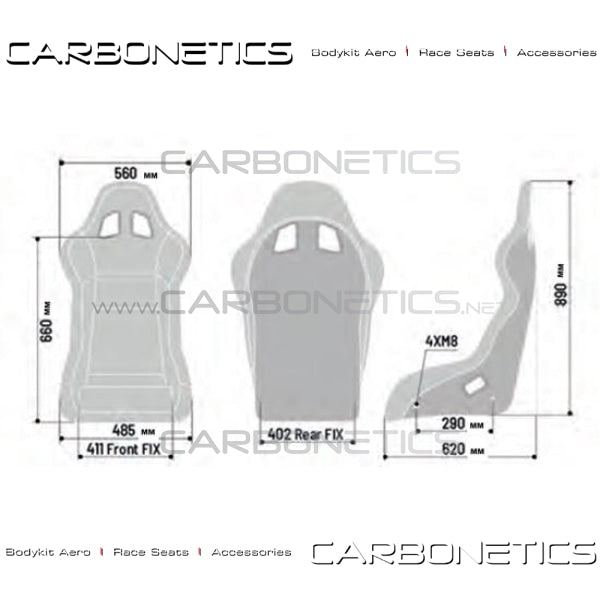 SPARCO EVO QRT ULTRALIGHT FIBERGLASS SEAT – Carbonetics