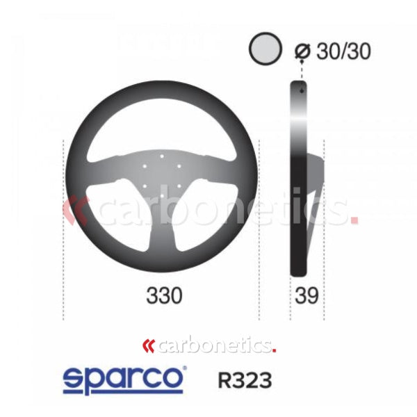 Sparco R323 Steering Wheel