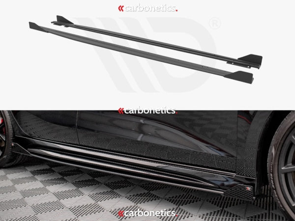 Street Pro Side Skirts Diffusers (+Flaps) Audi Rs3 Sportback 8Y (2020-)