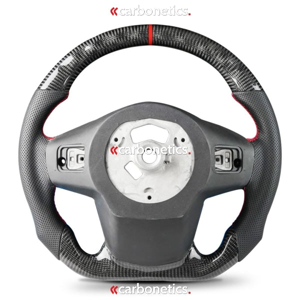 Supra A90 Steering Wheel With Leather And Red Stripe